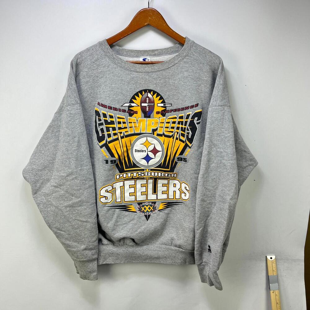 Vintage 90s Starter Pittsburgh Steelers Sweatshirt 2XL